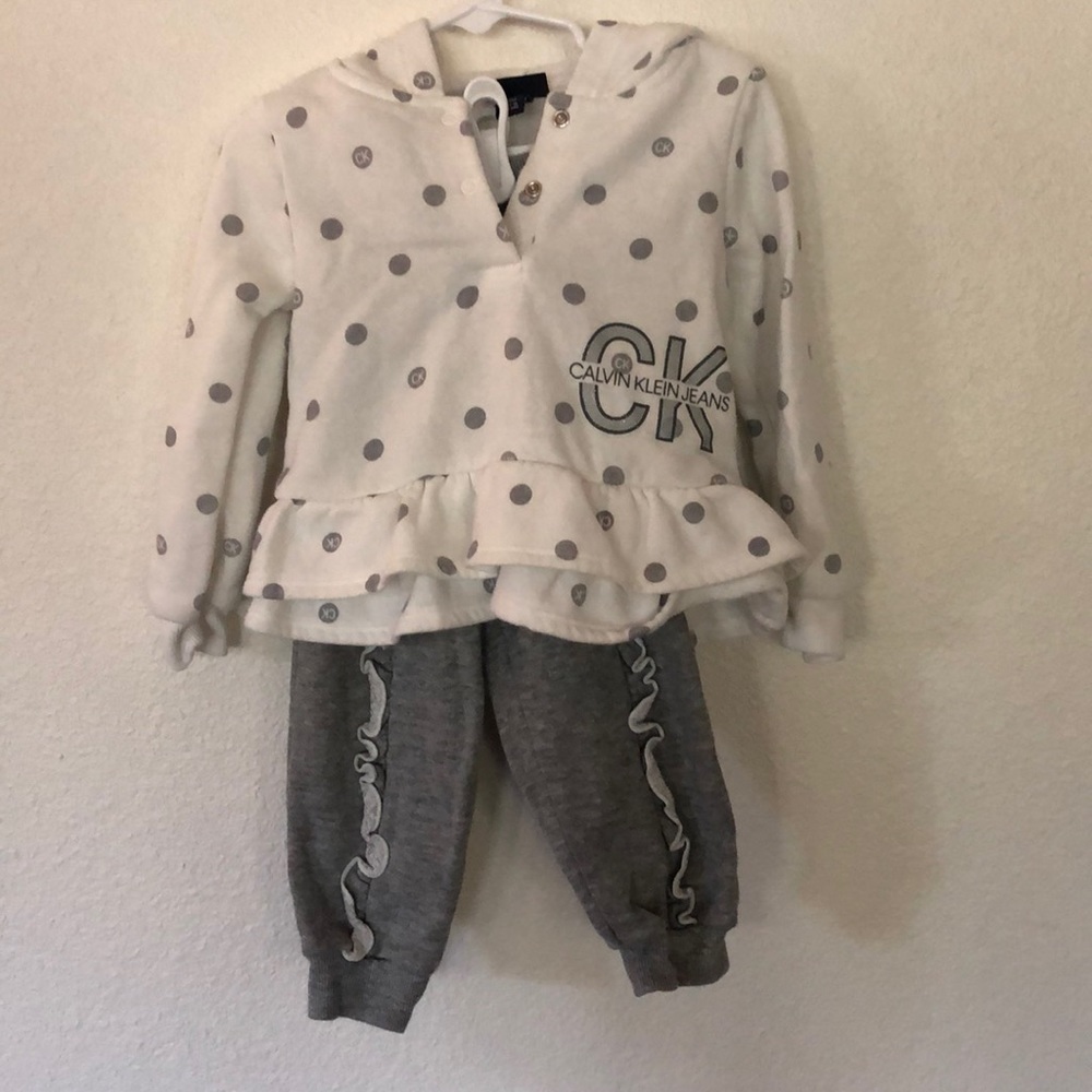 Calvin Klein Jeans Hoodie and Sweatpant set.